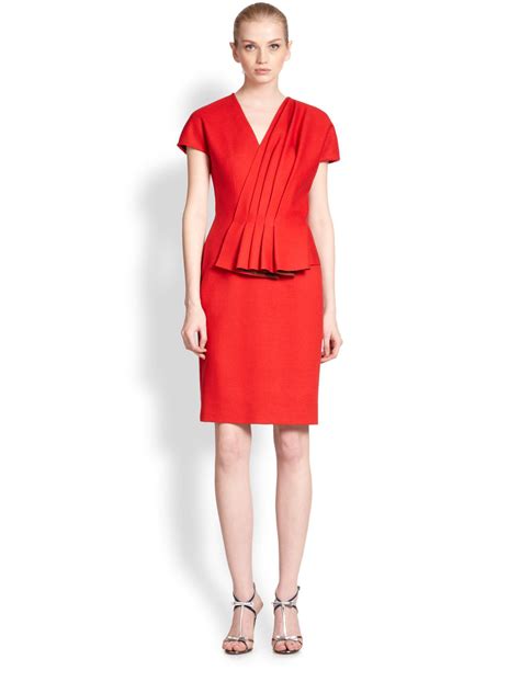 fendi fleece wool dress|Dresses .